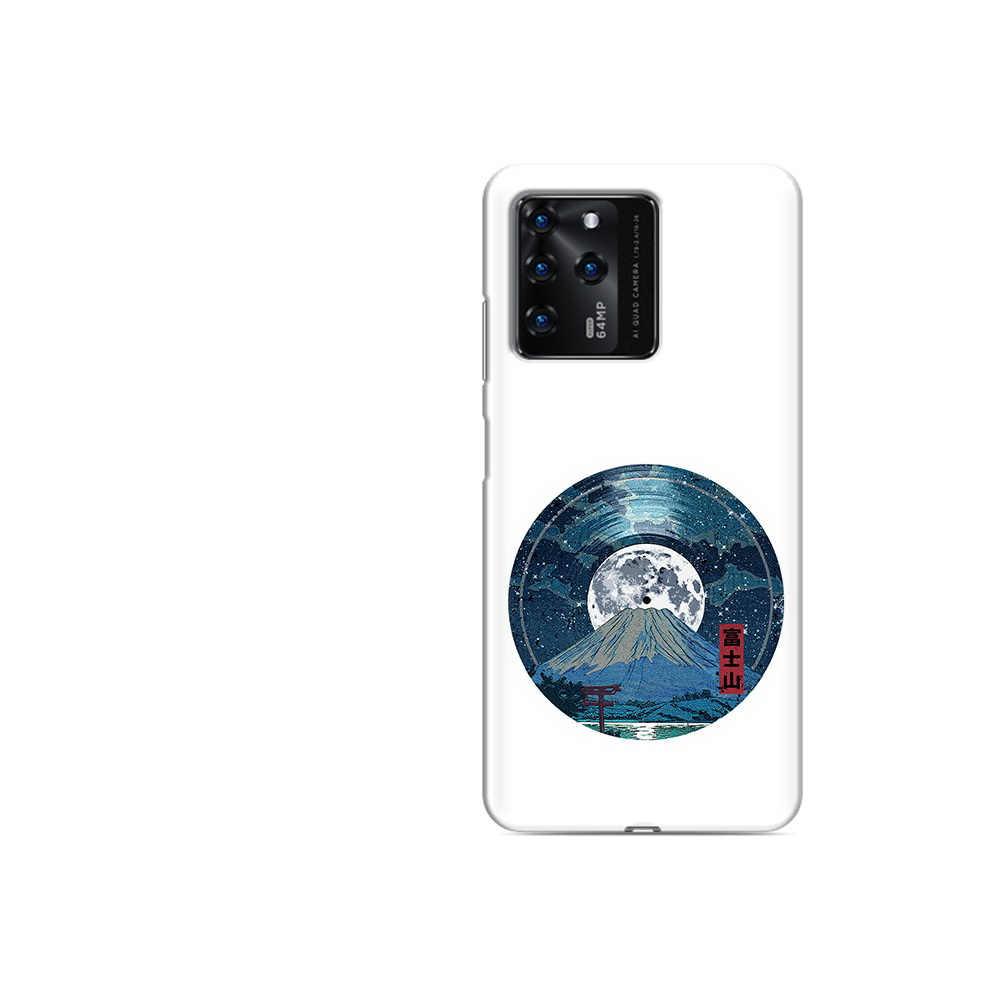 Чехол MyPads Tocco для ZTE V30 нарисованная виниловая гора с луной (PT226947.476.497)