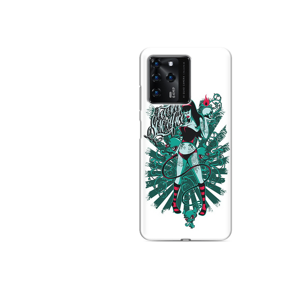 

Чехол MyPads Tocco для ZTE V30 нарисованная девушка в татуировках (PT226947.476.499), Прозрачный, Tocco