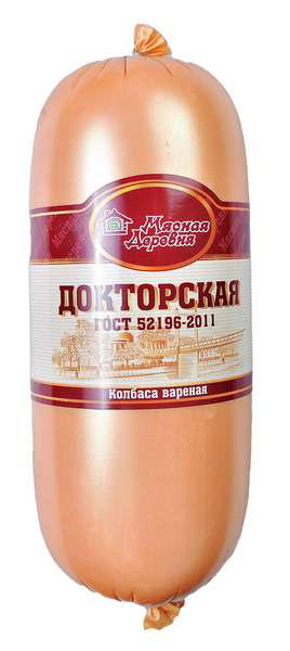 

Колбаса Мясная деревня Докторская ГОСТ вареная 450 г