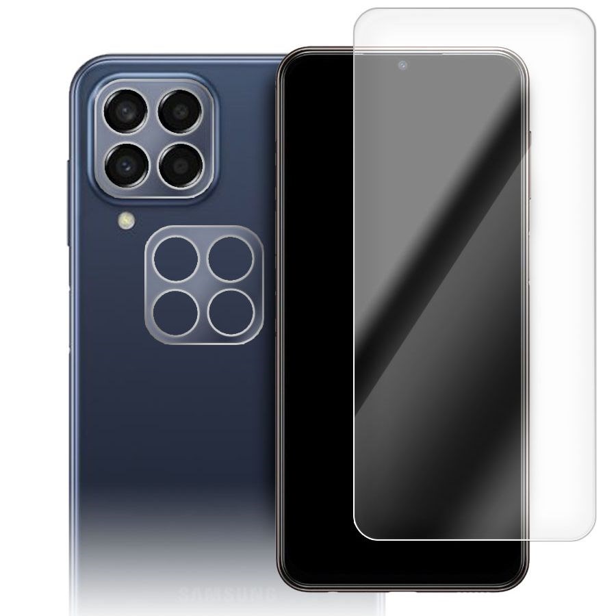 

Стекло защитное гибридное для Samsung Galaxy M33 + защита камеры (2 шт.)