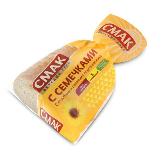 

Хлеб серый Смак семечки без сахара 230 г