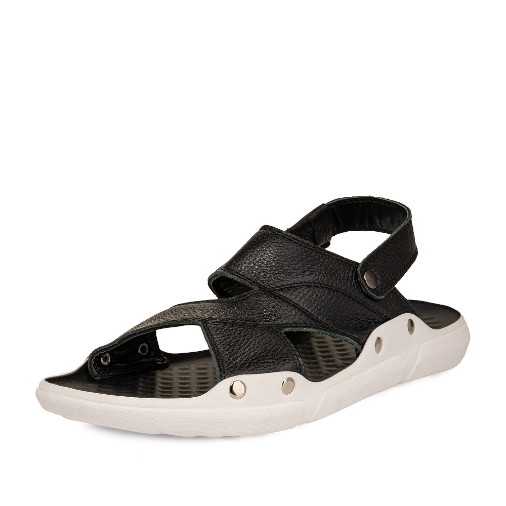 

Сандалии мужские quattrocomforto 336-31MZ-034KK черные 45 RU, Черный, 336-31MZ-034KK