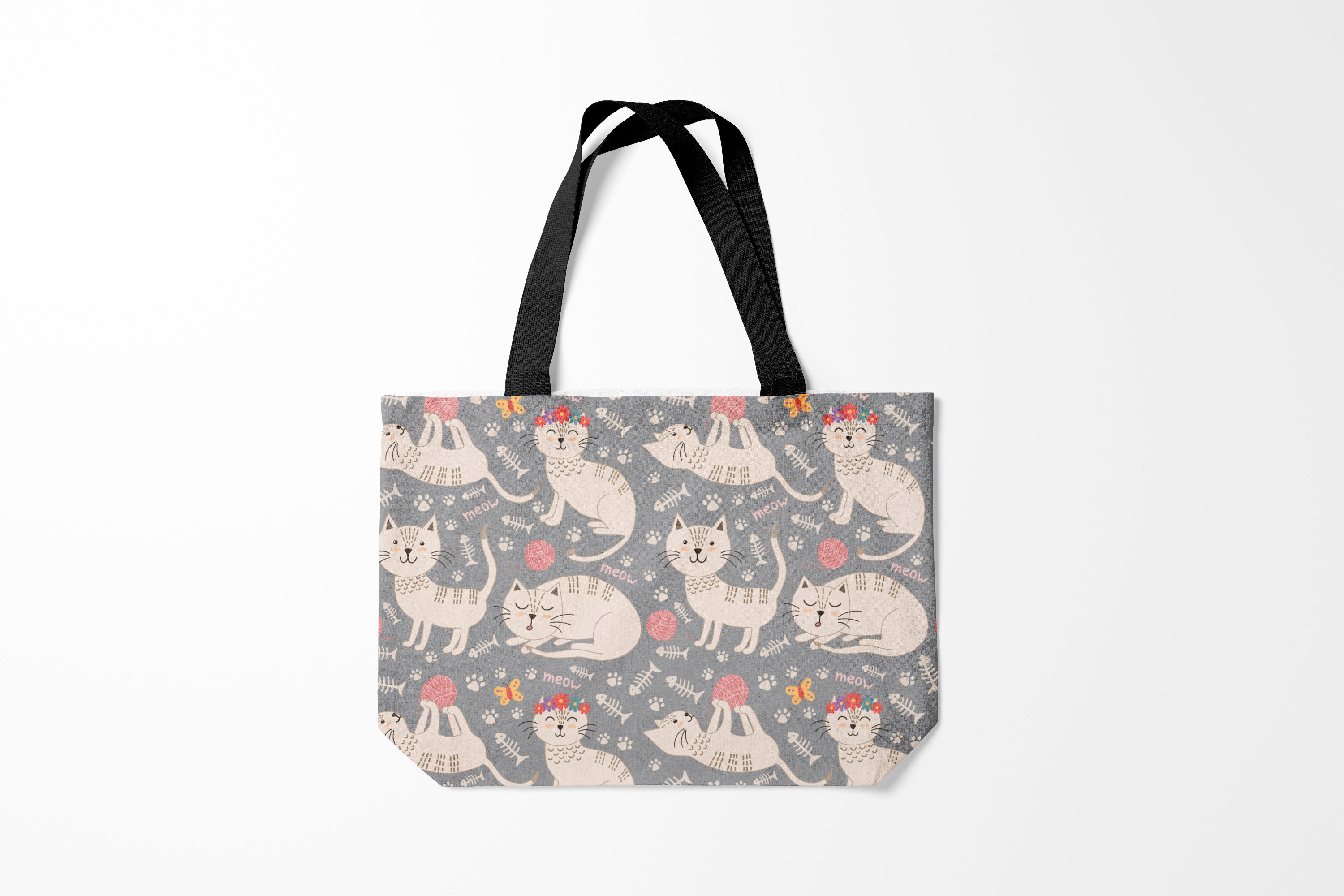 

Сумка шoппер унисекс Burnettie Коты и кошки Милые кошечки, серый, Коты и кошки Милые кошечки