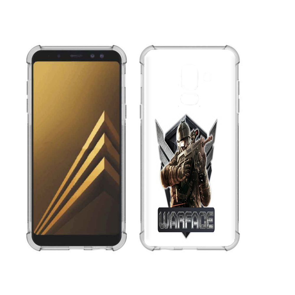 

Чехол MyPads Tocco для Samsung Galaxy A6+ (2018) игра про войну (PT111520.594.374), Прозрачный, Tocco