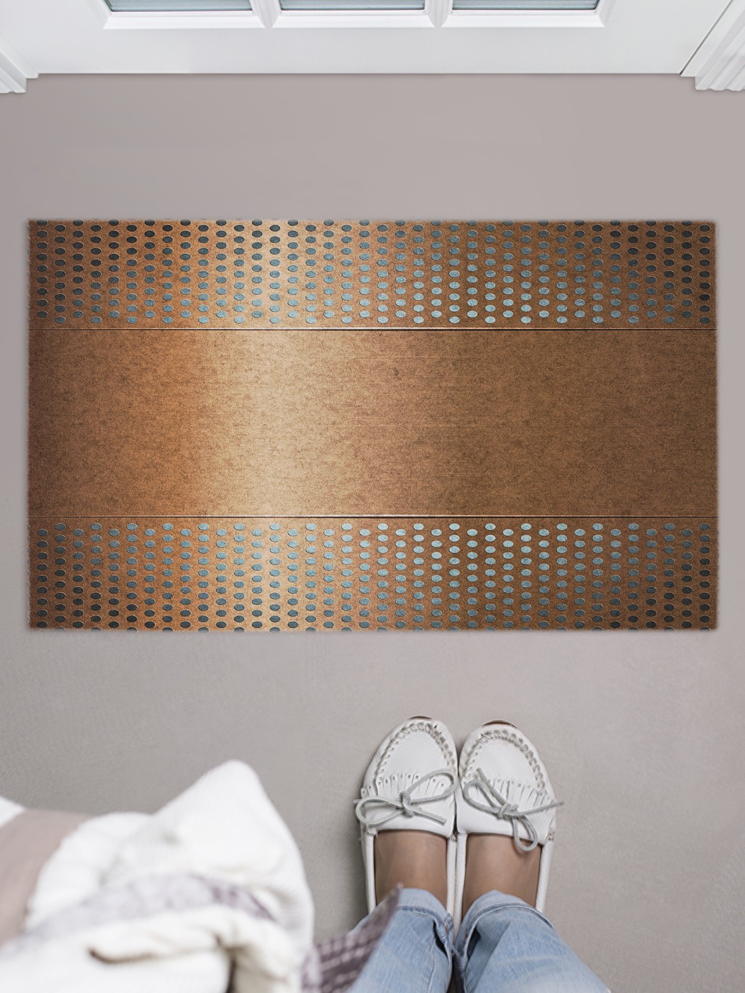 

Придверный коврик в прихожую для обуви, на резиновой основе, 75x45 см door_38254 JoyArty