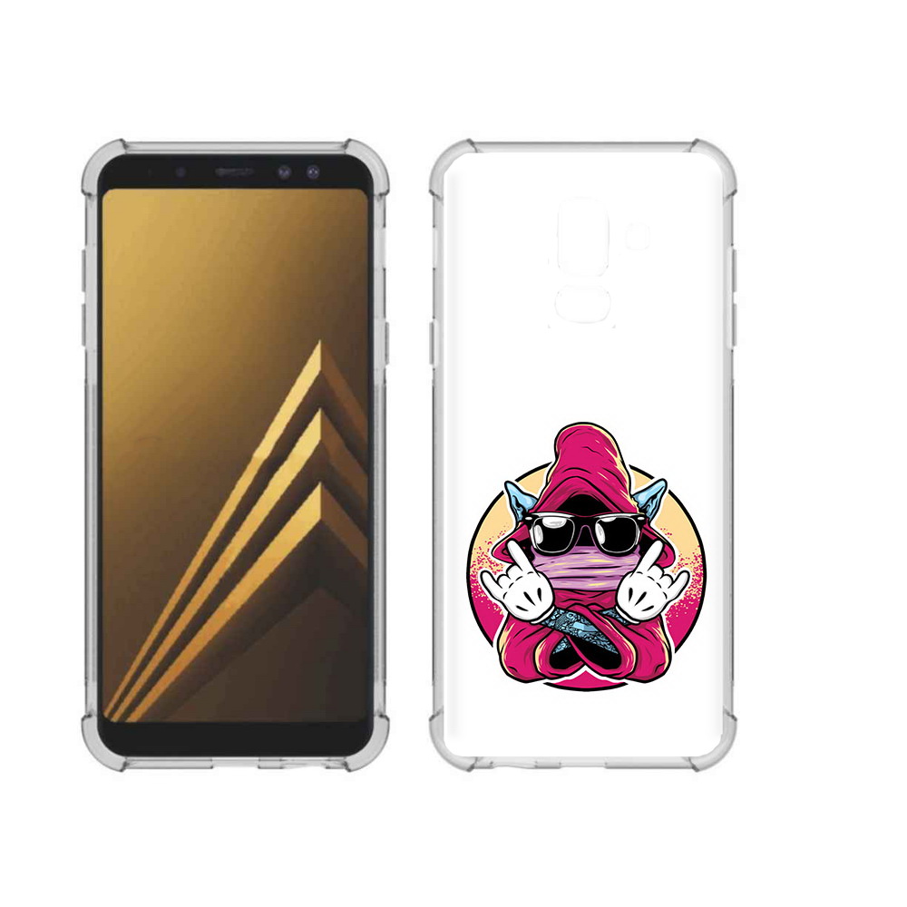 

Чехол MyPads Tocco для Samsung Galaxy A6+ (2018) йоу (PT111520.594.382), Прозрачный, Tocco