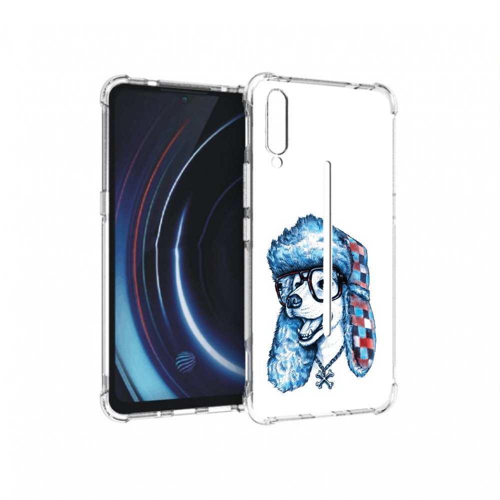 

Чехол MyPads Tocco для Vivo iQOO зимний пес (PT226955.389.362), Прозрачный, Tocco