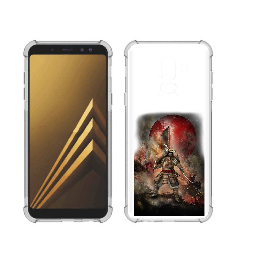 

Чехол MyPads Tocco для Samsung Galaxy A6+ (2018) китайскийвоин (PT111520.594.388), Прозрачный, Tocco