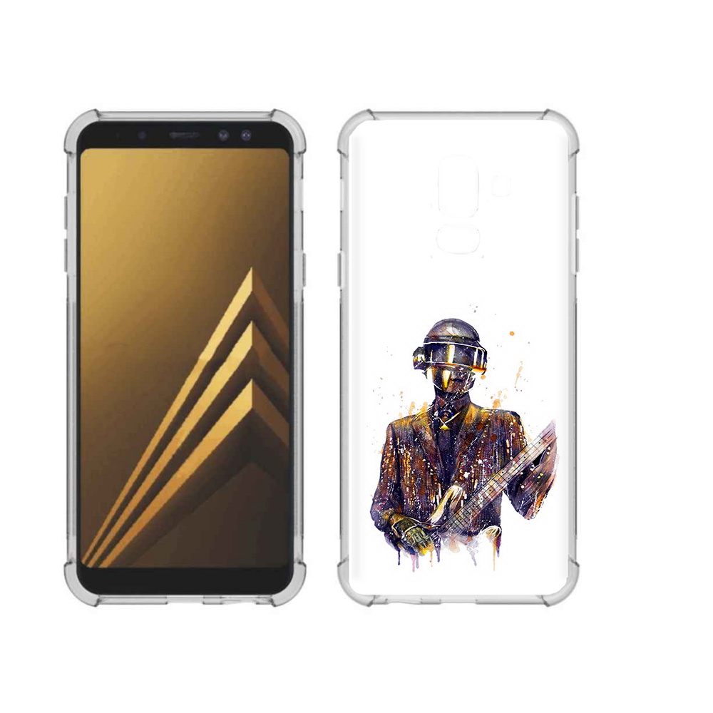 

Чехол MyPads Tocco для Samsung Galaxy A6+ (2018) космо-гитарист (PT111520.594.392), Прозрачный, Tocco