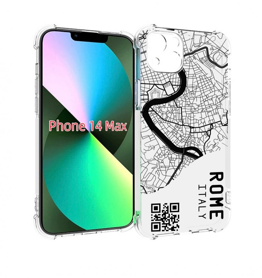 

Чехол MyPads схема-рим для iPhone 14 Plus (6.7), Прозрачный, Tocco