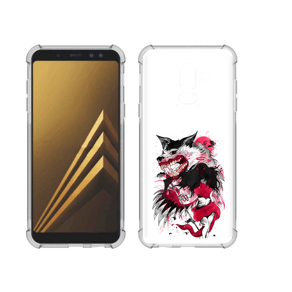 Чехол MyPads Tocco для Samsung Galaxy A6+ (2018) красная шапочка (PT111520.594.410)