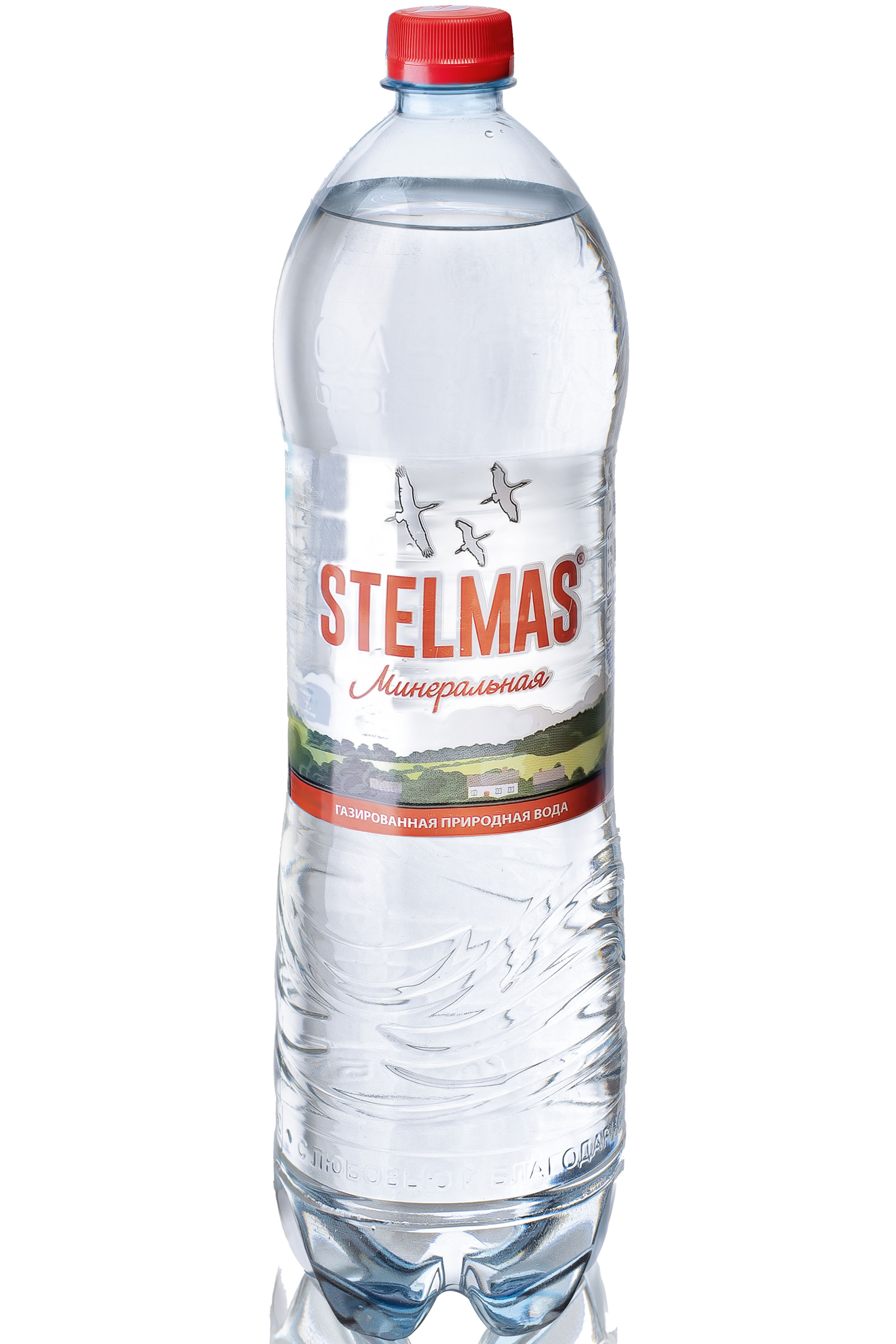 Вода минеральная Stelmass природная питьевая столовая газированная 1,5 л