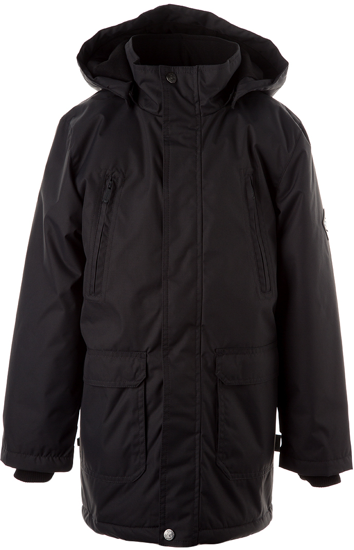 Пальто демисезонное Huppa ROMAN 1 00018, тёмно-серый р.140