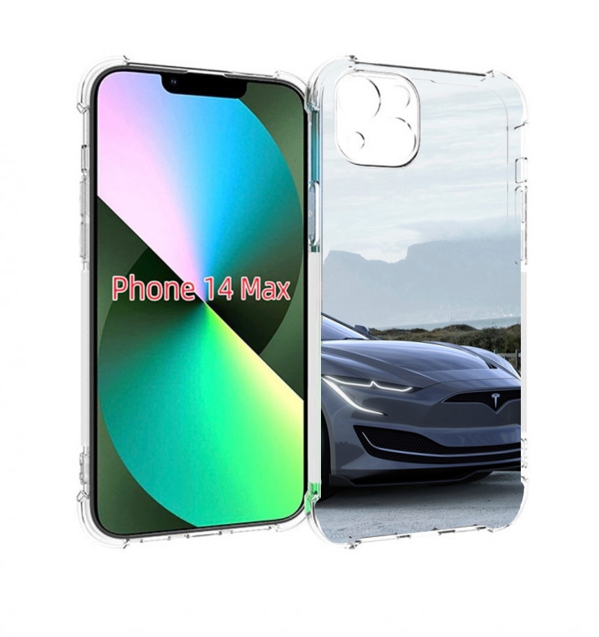 

Чехол MyPads tesla 2 мужской для iPhone 14 Plus (6.7), Прозрачный, Tocco