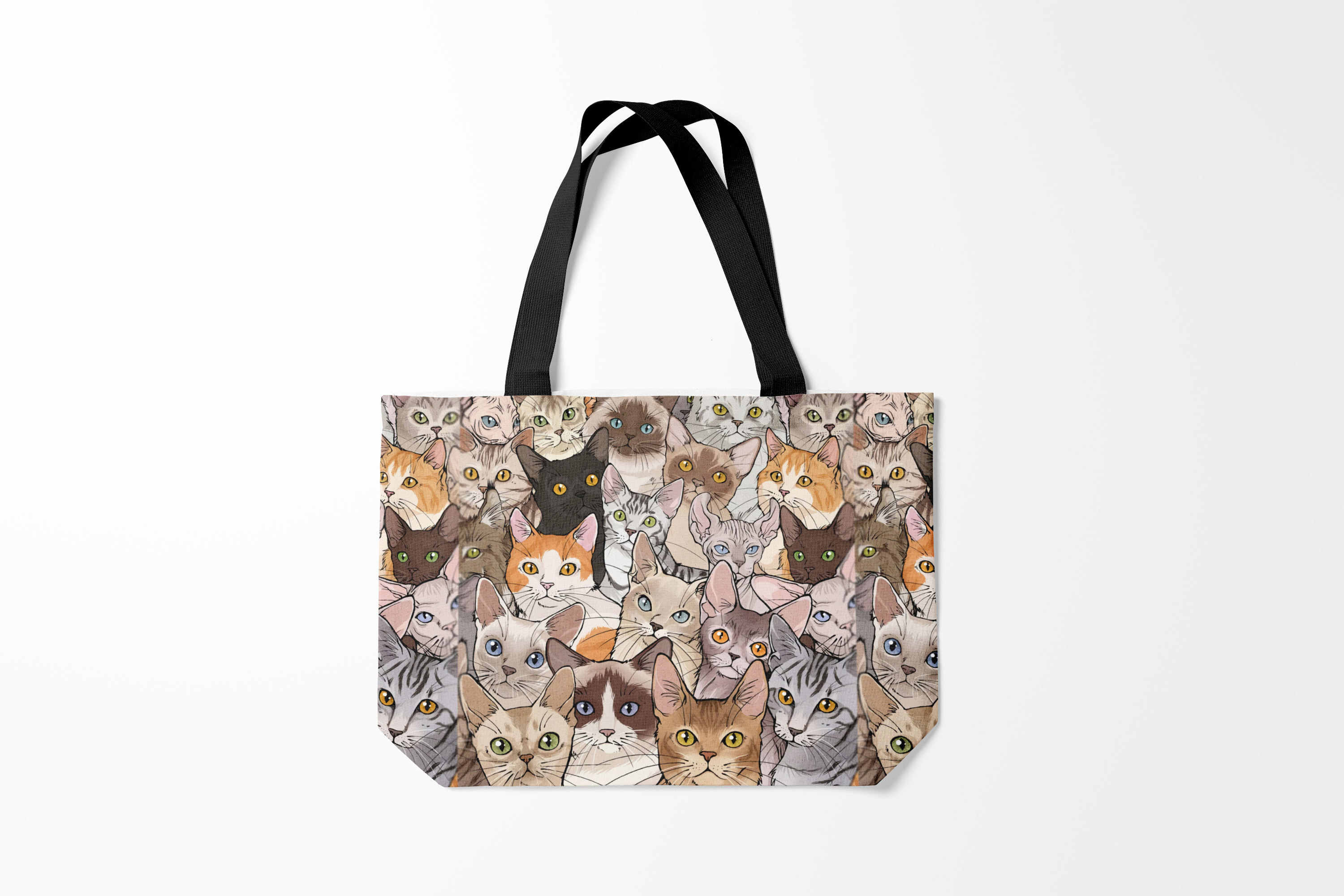 

Сумка шoппер унисекс Burnettie Коты и кошки Котики, коричневый, Коты и кошки Котики