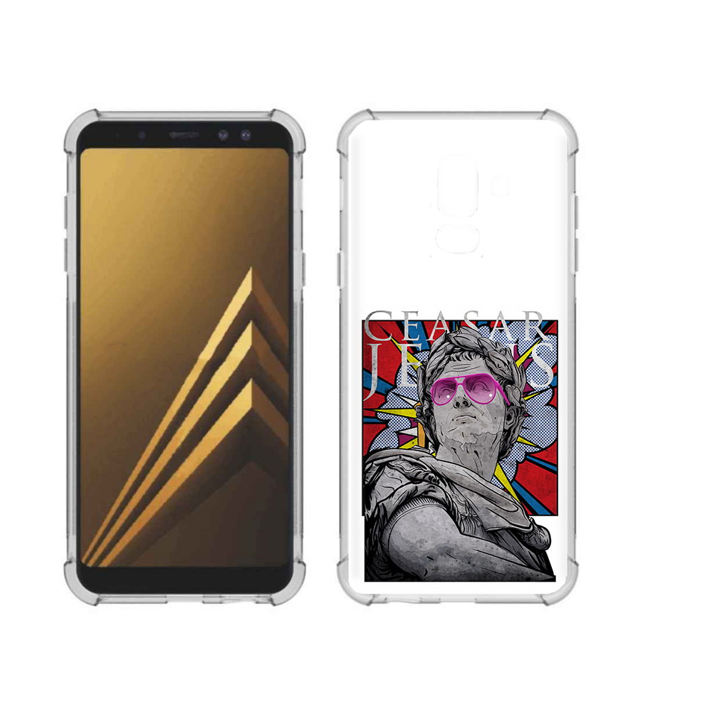 

Чехол MyPads Tocco для Samsung Galaxy A6+ (2018) крутая статуя свободы (PT111520.594.423), Прозрачный, Tocco