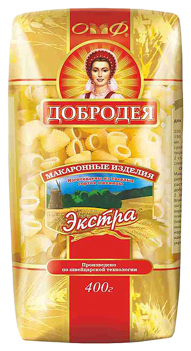 

Макароны Добродея Лапотки 400 г