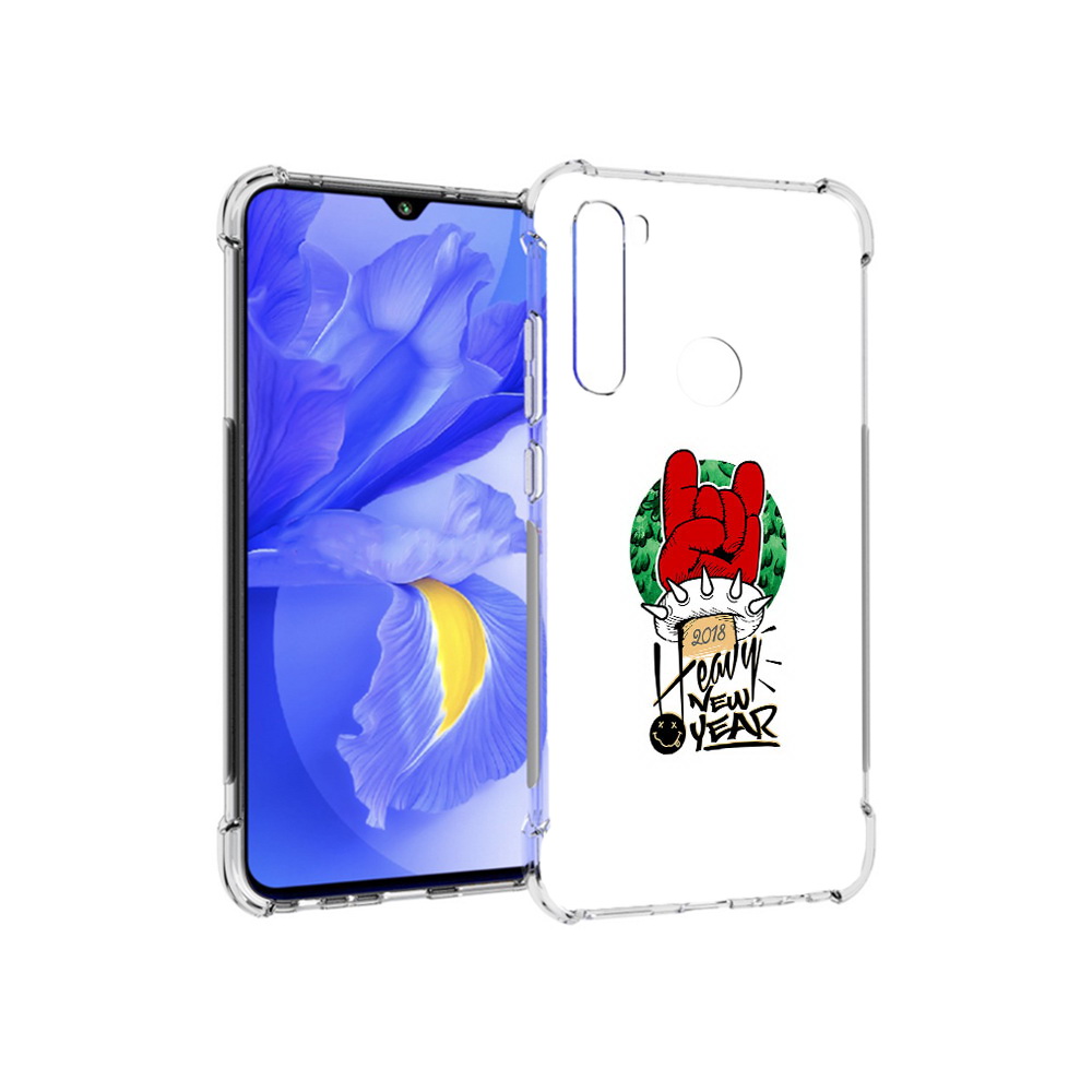 

Чехол MyPads Tocco для Xiaomi Redmi Note 8T Гангстер новый год (PT140720.278.53), Прозрачный, Tocco