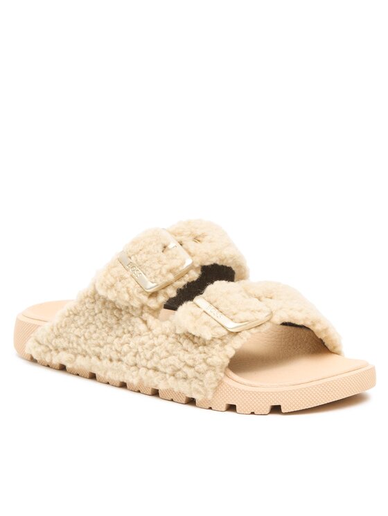 

Шлепанцы Surfley Sand Fur 50481882 Boss бежевый 39 EU, Surfley Sand Fur 50481882