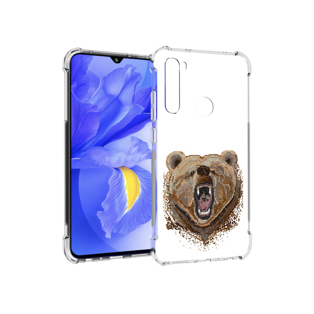 Чехол MyPads Tocco для Xiaomi Redmi Note 8T пиксельный медведь (PT140720.278.539)
