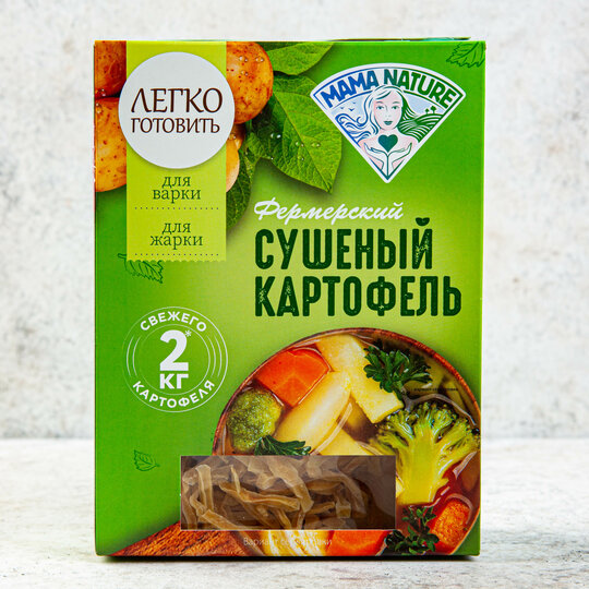 

Картофель Mama Nature сушеный 250 г