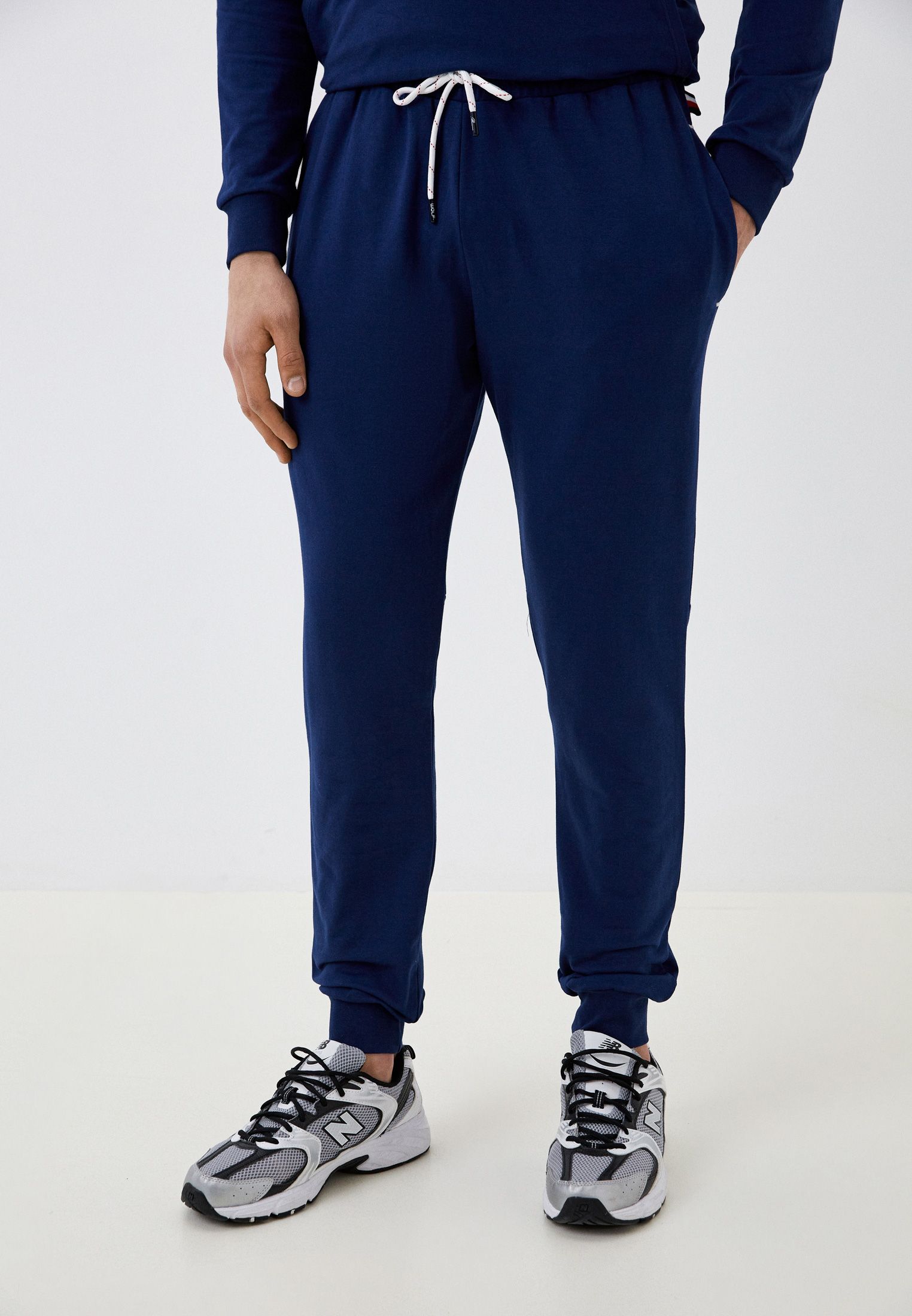 

Спортивные брюки мужские BAWER WB020 синие 3XL, Синий, WB020