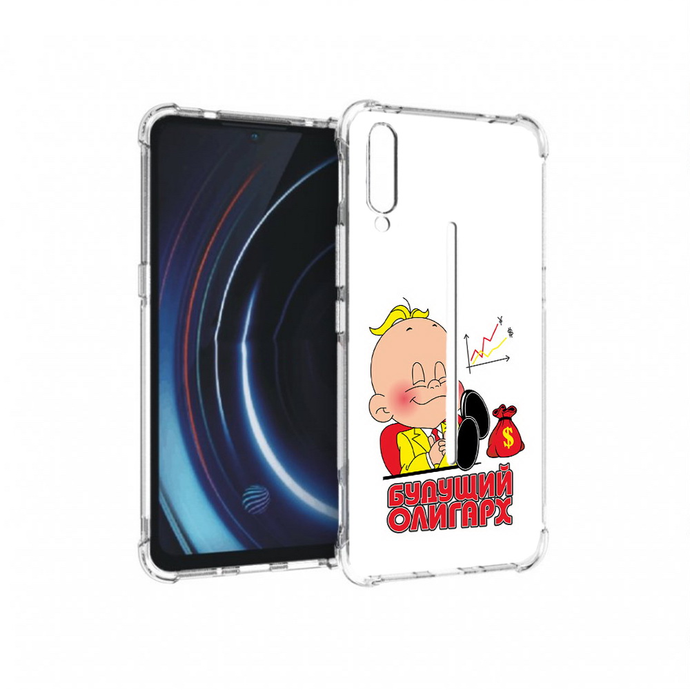 

Чехол MyPads Tocco для Vivo iQOO Будущий олигарх (PT226955.389.37), Прозрачный, Tocco