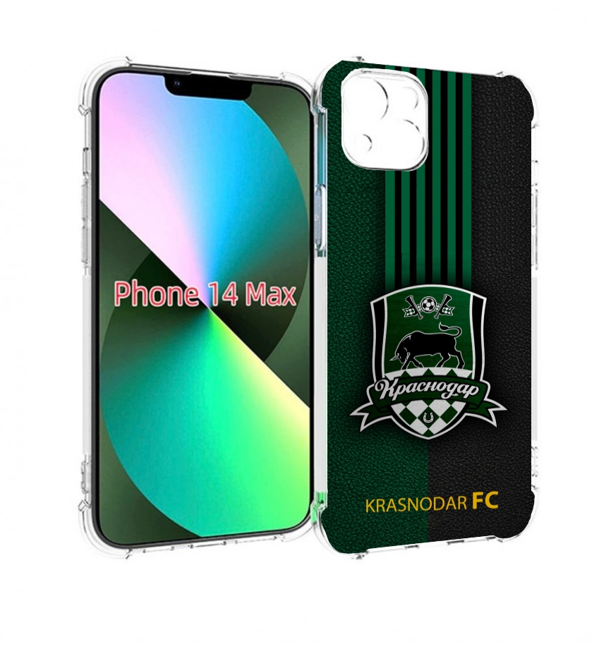 

Чехол MyPads фк краснодар мужской для iPhone 14 Plus (6.7), Прозрачный, Tocco