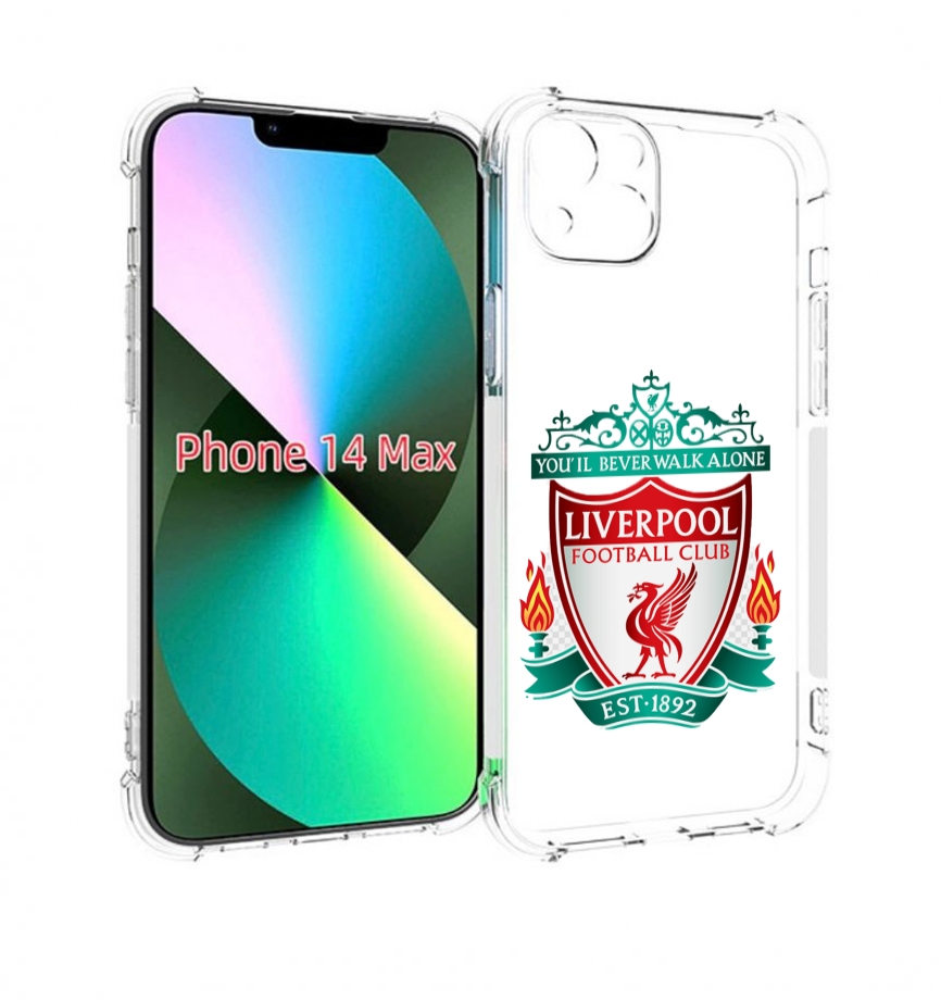 

Чехол MyPads фк ливерпуль мужской для iPhone 14 Plus (6.7), Прозрачный, Tocco