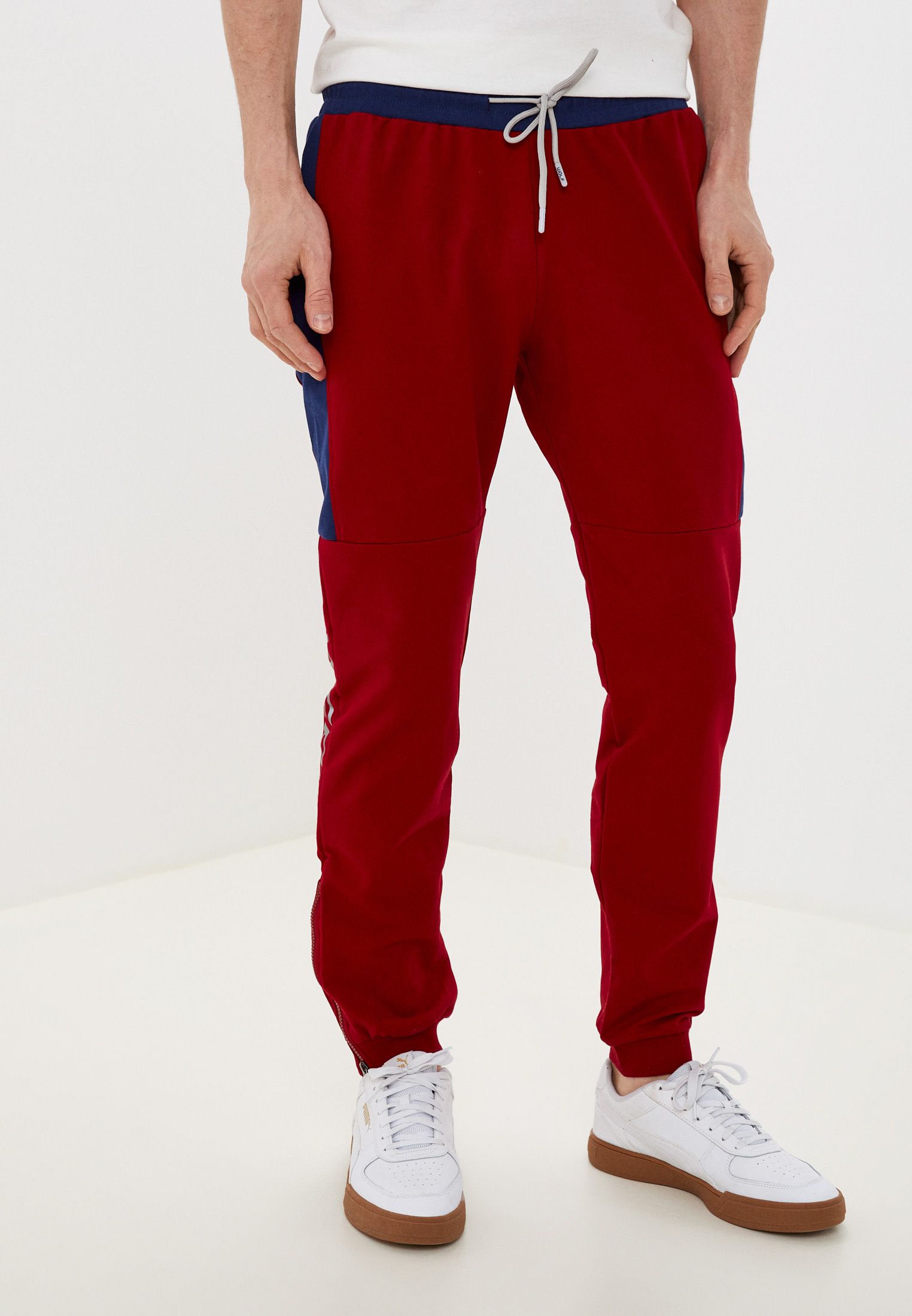 

Спортивные брюки мужские BAWER WB021 красные XL, Красный, WB021