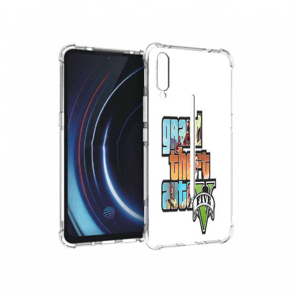 

Чехол MyPads Tocco для Vivo iQOO игра гта (PT226955.389.373), Прозрачный, Tocco