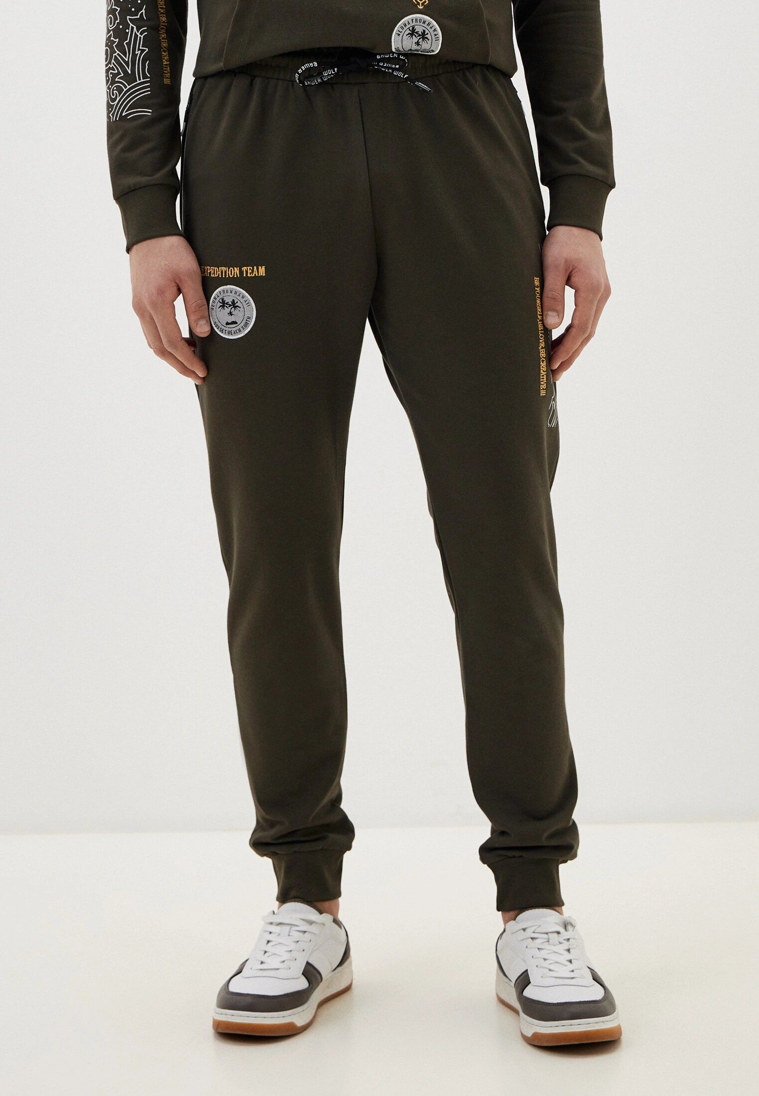 

Спортивные брюки мужские BAWER WB022 хаки 3XL, WB022