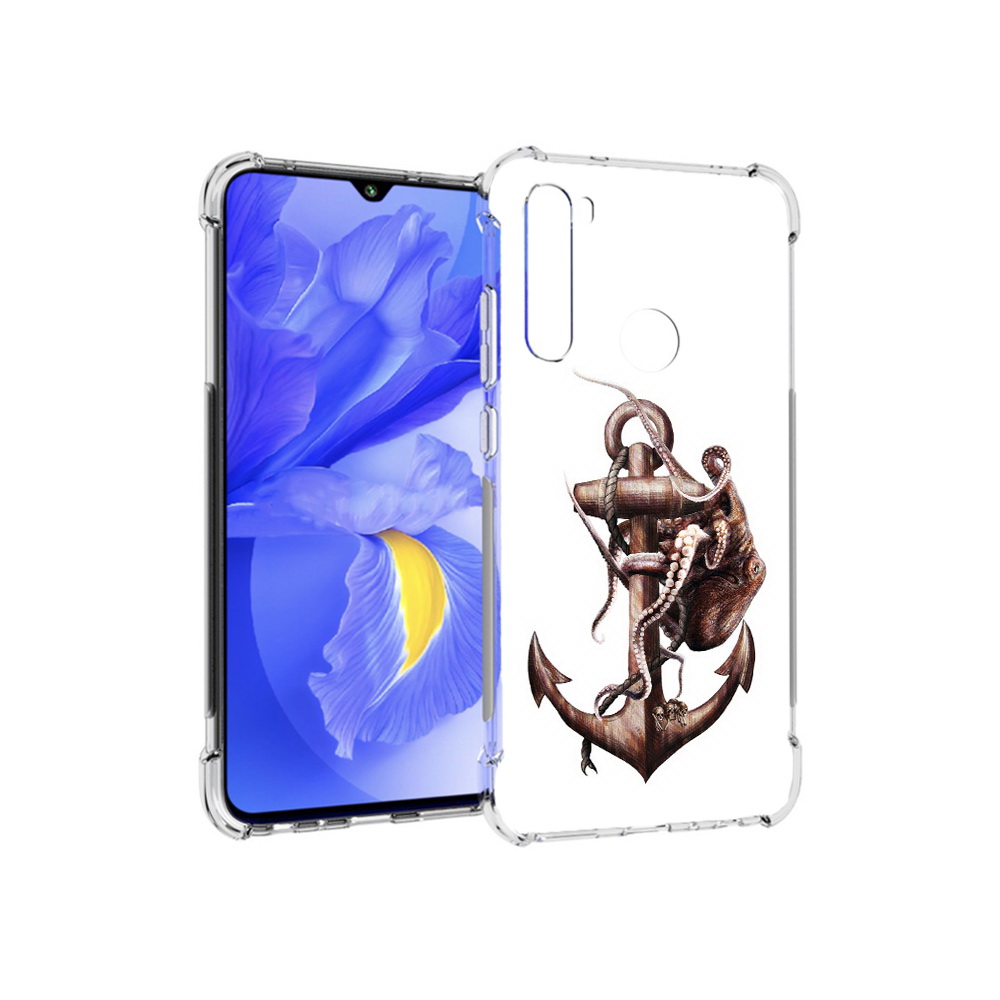 

Чехол MyPads Tocco для Xiaomi Redmi Note 8T ржавый якорь (PT140720.278.579), Прозрачный, Tocco