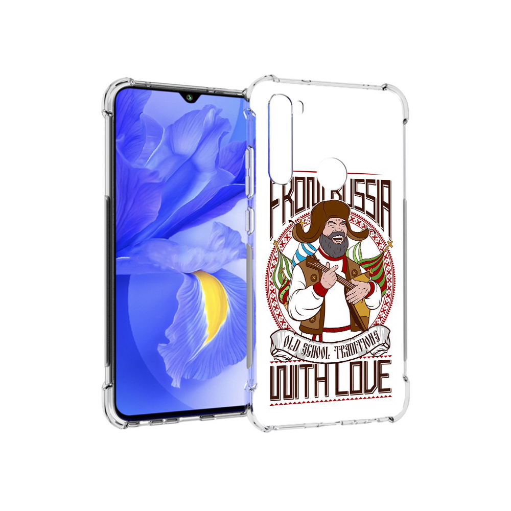 

Чехол MyPads Tocco для Xiaomi Redmi Note 8T русский мужчина (PT140720.278.590), Прозрачный, Tocco