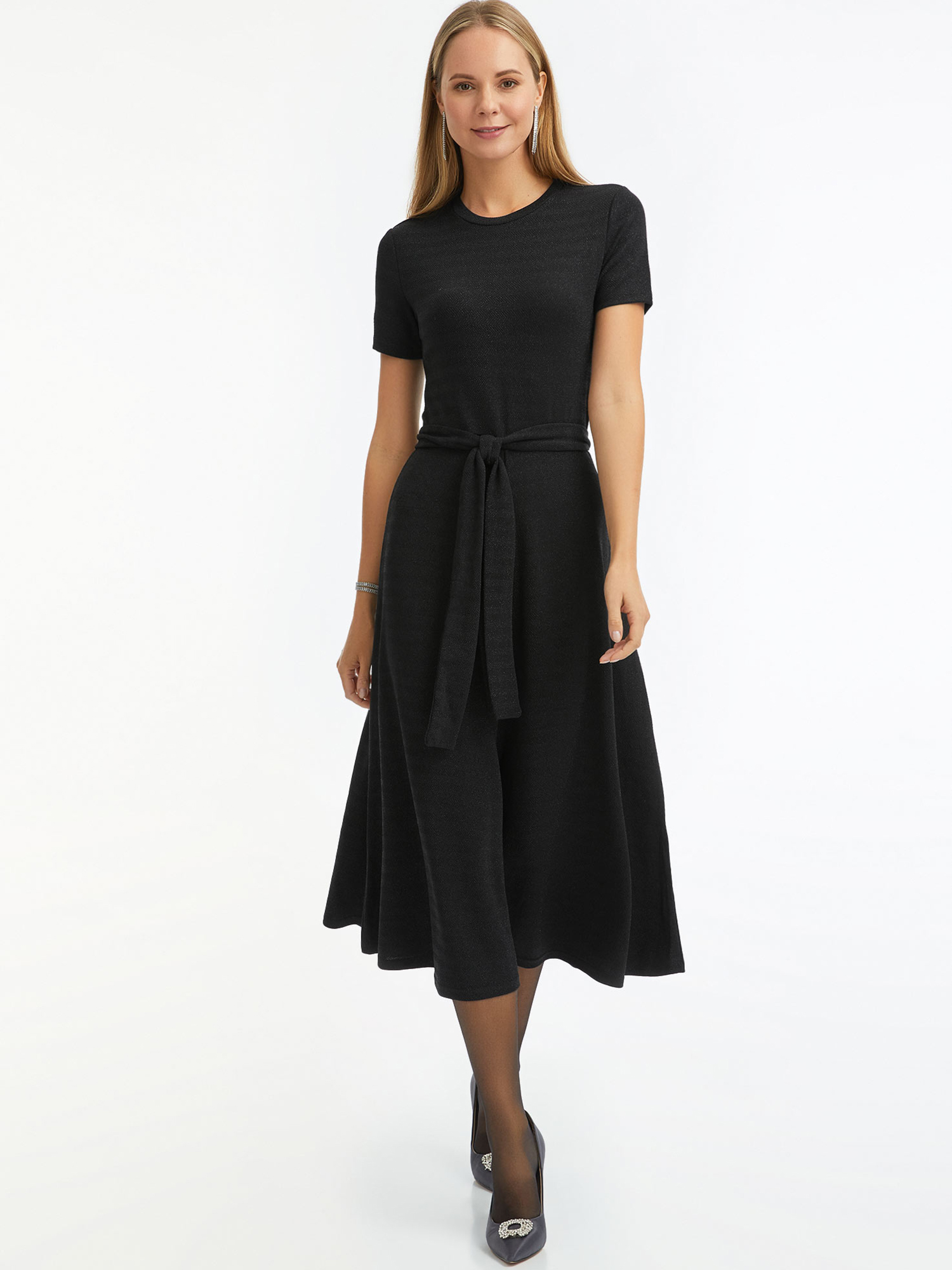 Платье женское oodji 14011090-2 черное XS