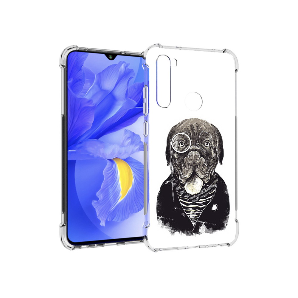 

Чехол MyPads Tocco для Xiaomi Redmi Note 8T солидный песик (PT140720.278.615), Прозрачный, Tocco