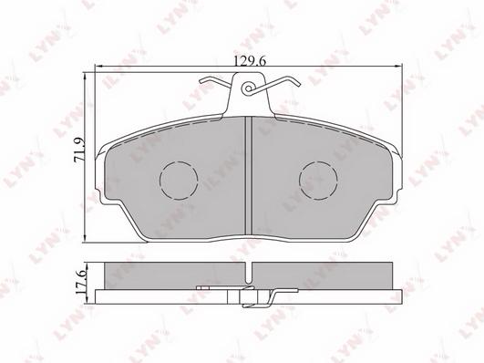 

Колодки тормозные передние дисковые Rover 800 86>99 Lynx BD4604