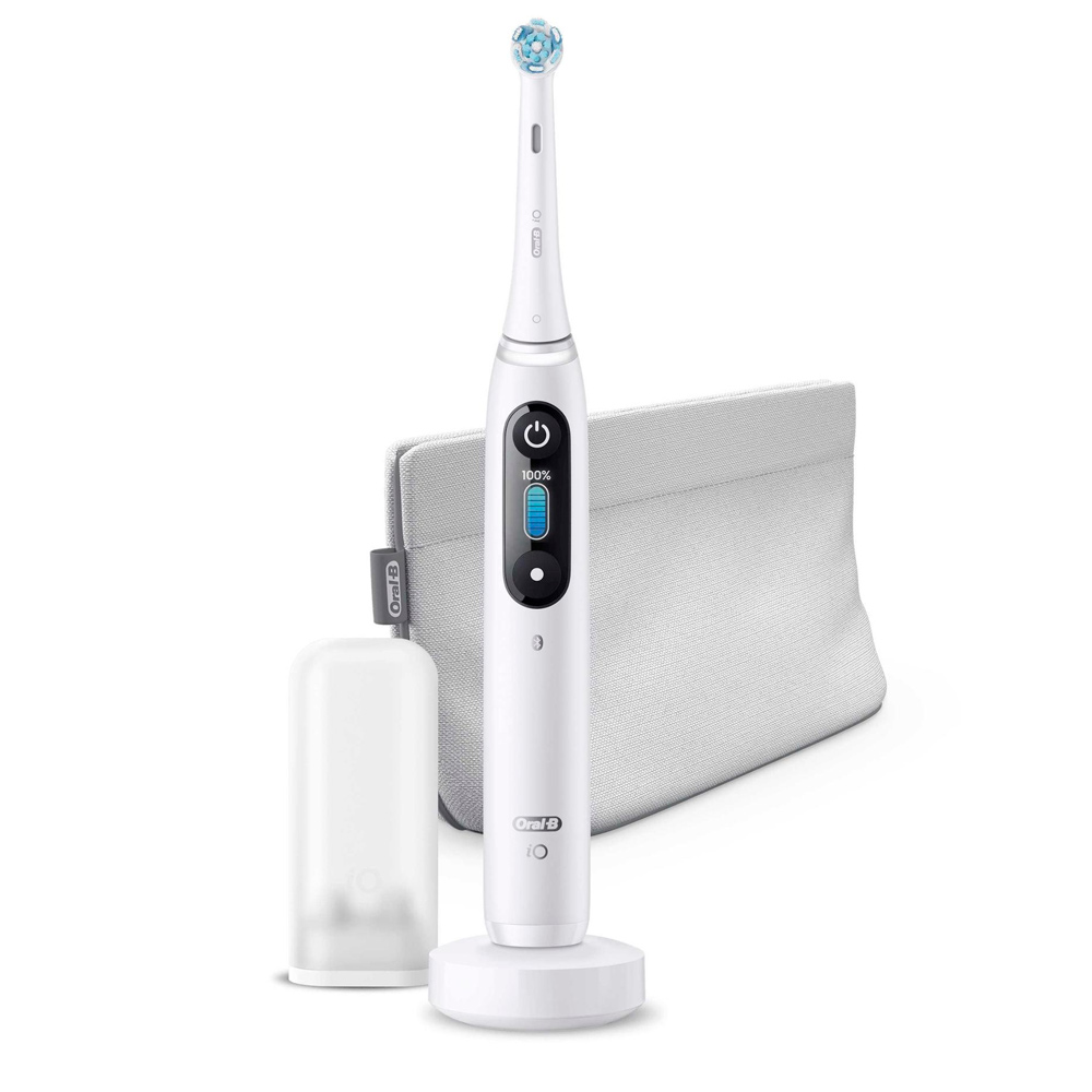 

Электрическая зубная щетка Braun Oral-B iO8 белый, Oral-B iO8