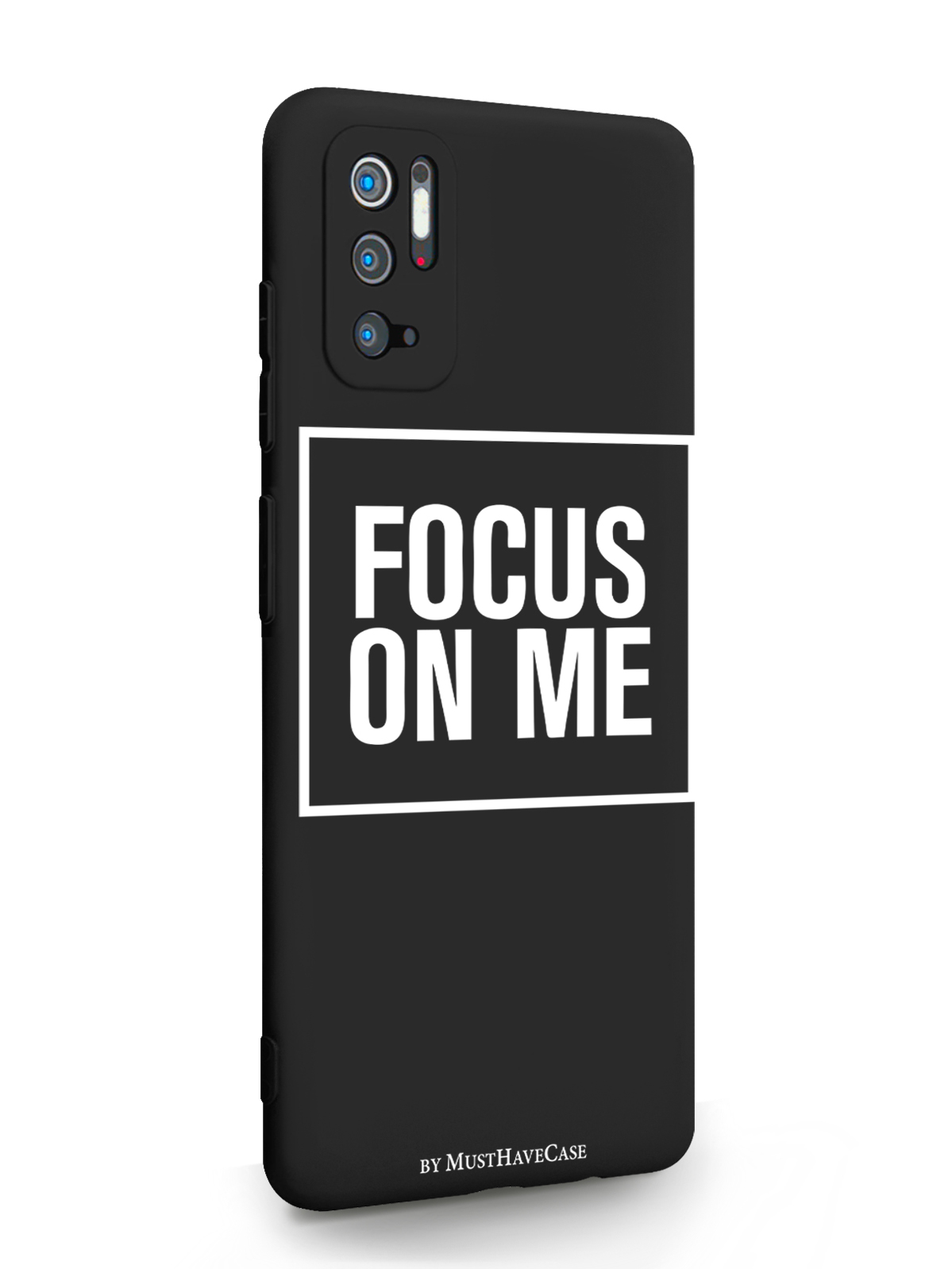 фото Чехол musthavecase для xiaomi redmi note 10t focus on me черный