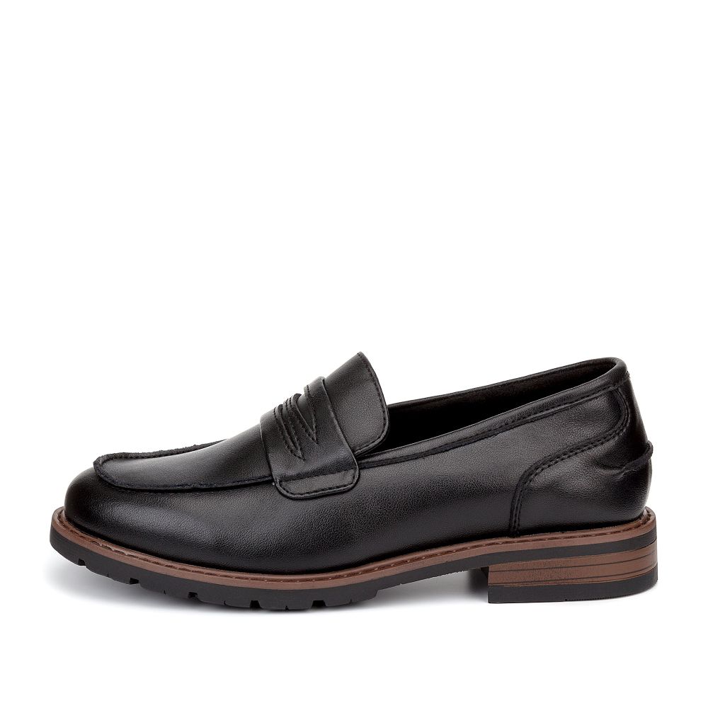 

Лоферы женские MUNZ SHOES 58-12WA-223VT черные 38 RU, 58-12WA-223VT