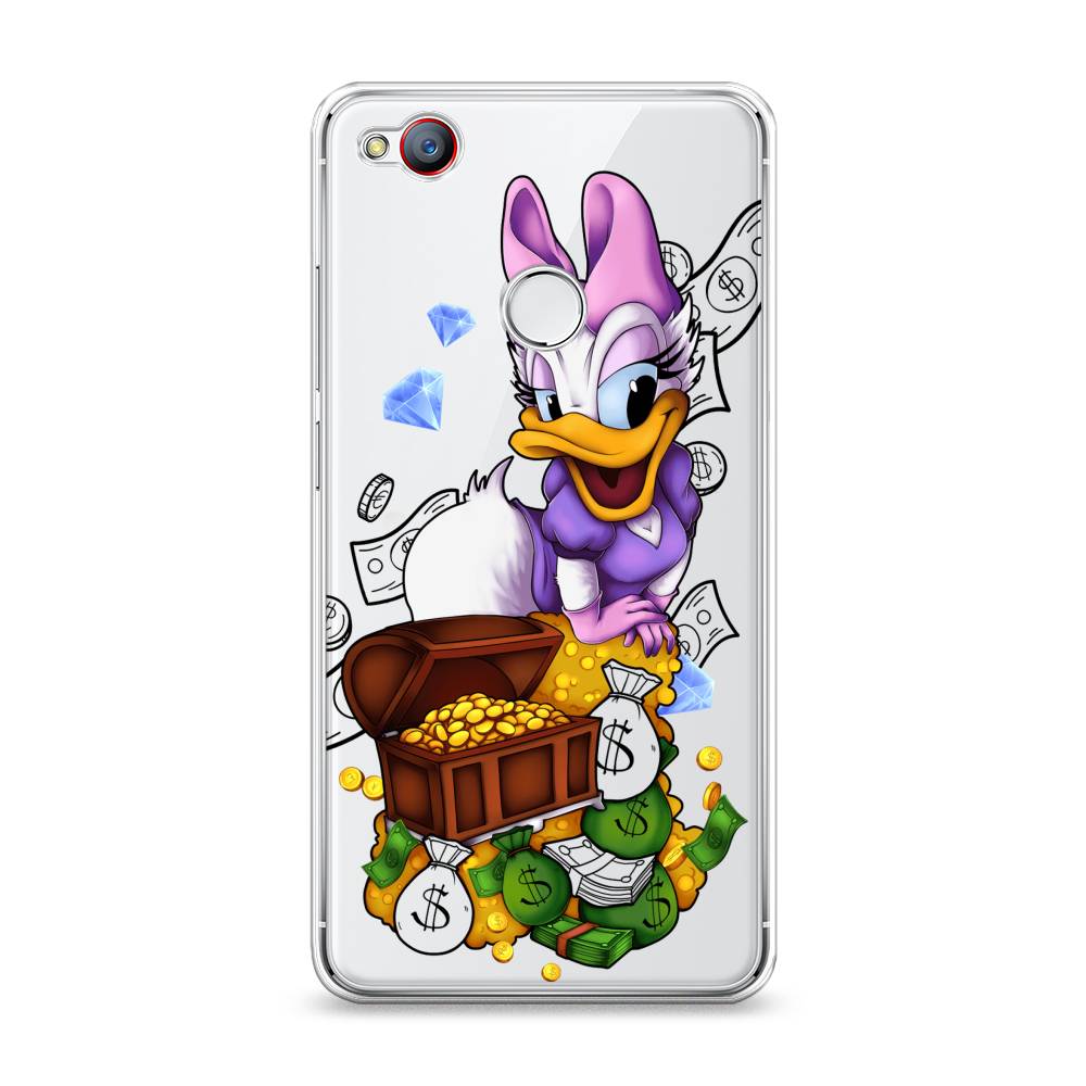 

Чехол на ZTE Nubia Z11 Mini "Rich Daisy Duck", Коричневый;белый;фиолетовый, 131550-6