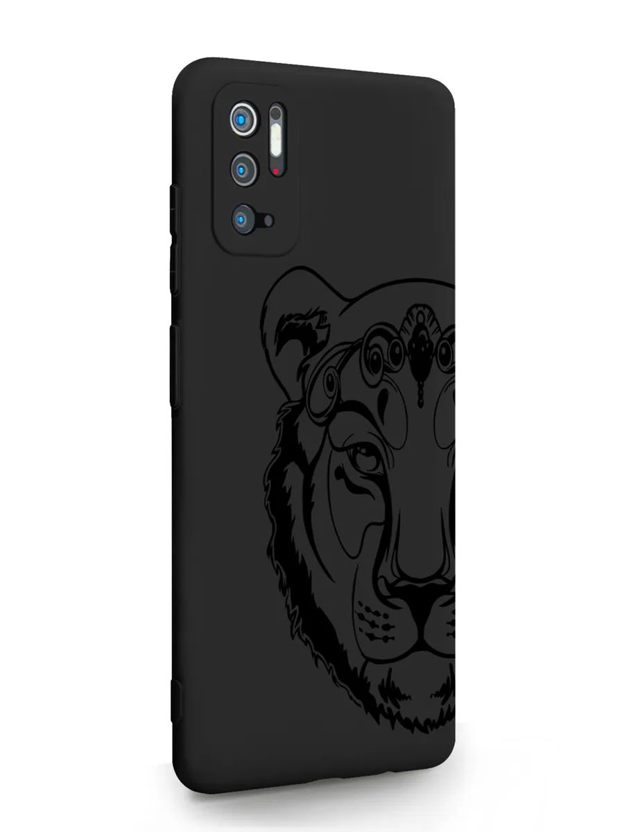 

Чехол MustHaveCase для Xiaomi Redmi Note 10T Львица черный