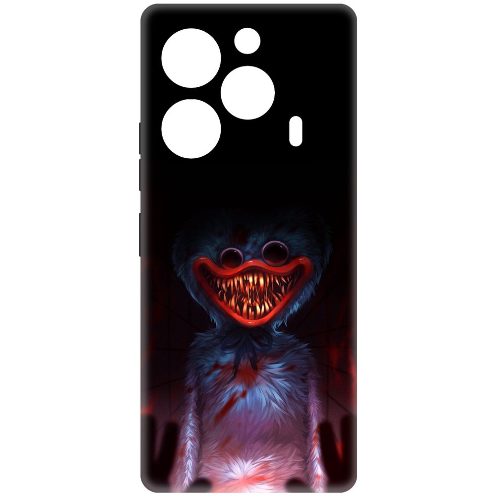 

Чехол-накладка Krutoff Soft Case Атака Хаги Ваги для TECNO Pova 6 черный