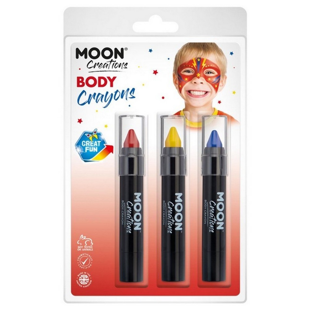 

Moon Creations Body Crayons, 2, Разноцветный