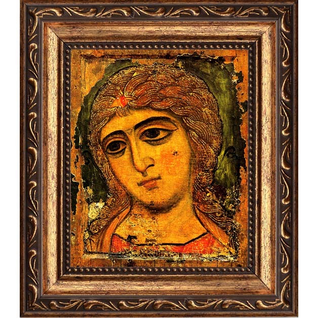 

Ангел Златые Власы. Архангел Гавриил. Копия иконы XII века на холсте.
