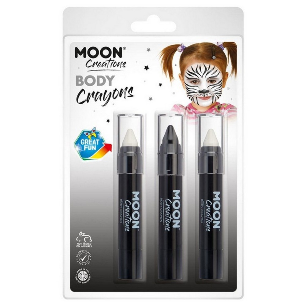 

Moon Creations Body Crayons, 3, Разноцветный