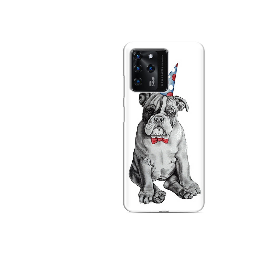 

Чехол MyPads Tocco для ZTE V30 праздничный щенок (PT226947.476.554), Прозрачный, Tocco
