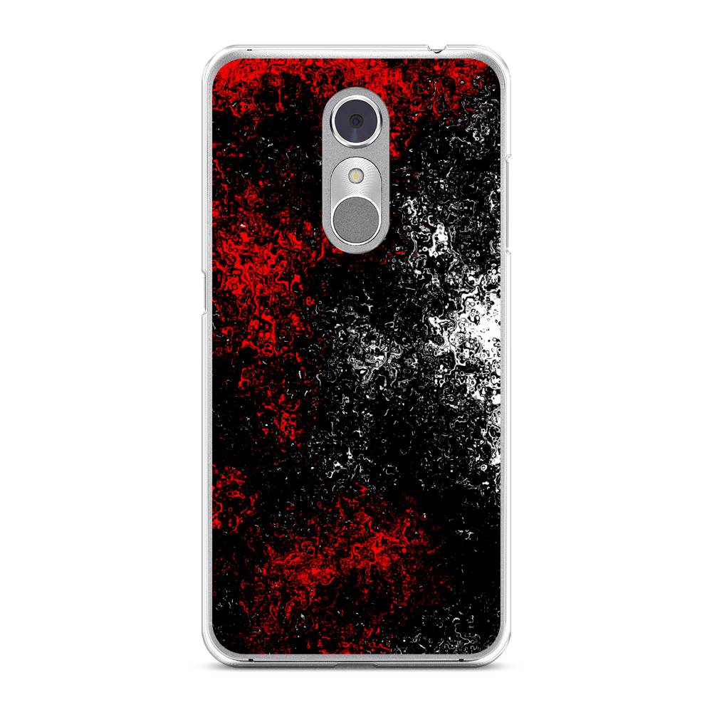 

Чехол на ZTE Blade A910 "Монотипия", Красный;черный;белый, 131850-3