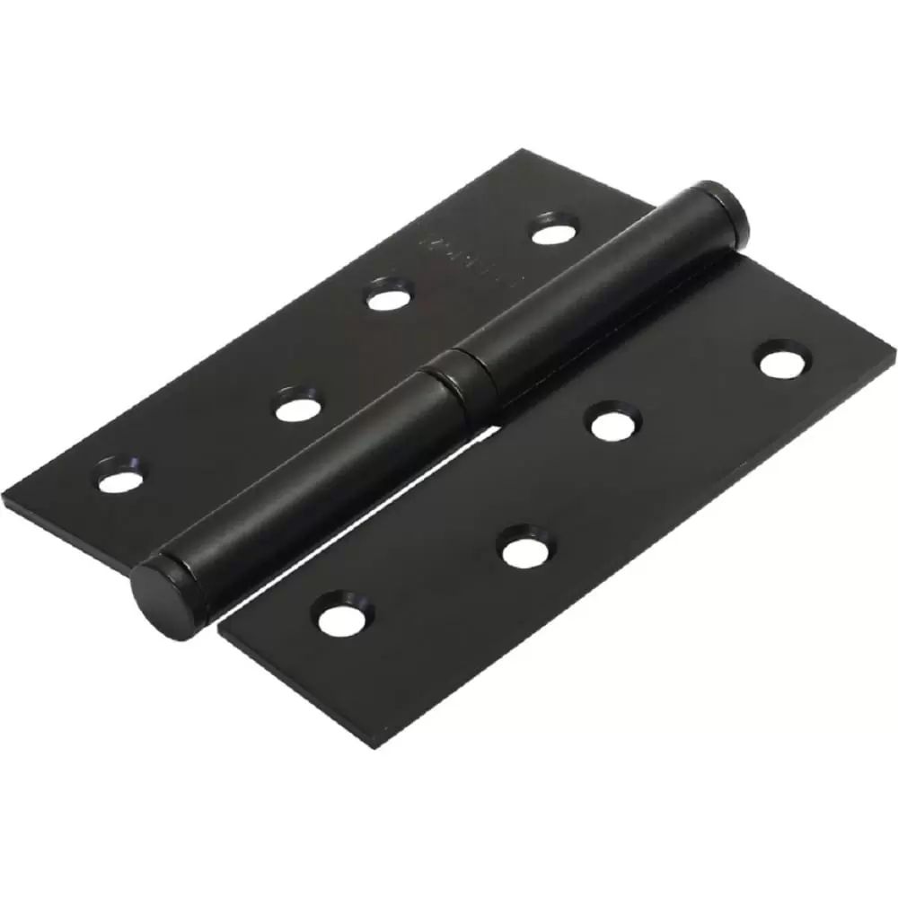 Петля дверная Morelli MSD 100x70x2,5 BL R стальная, правая, черная, 1 шт. заглушка для alm v60 черная правая arlight пластик