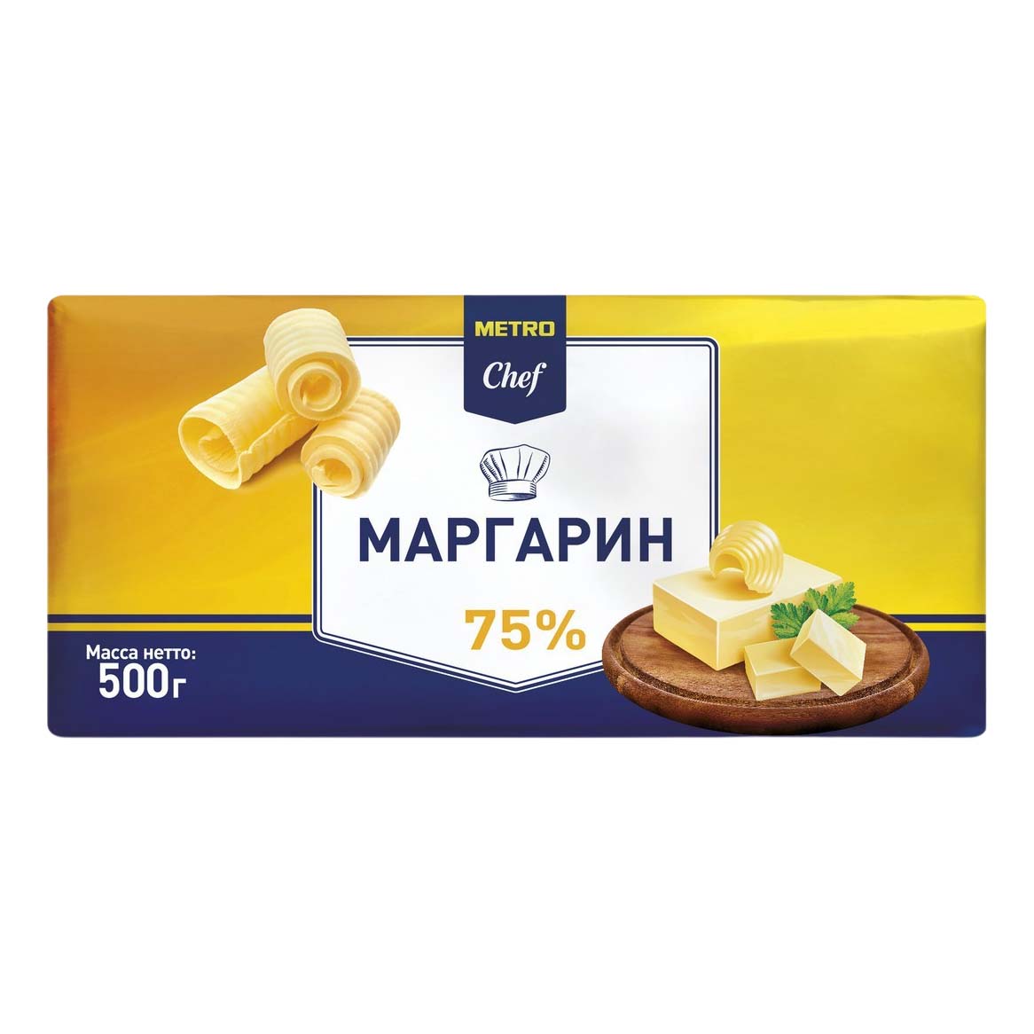 Маргарин Metro Chef 75% 500 г
